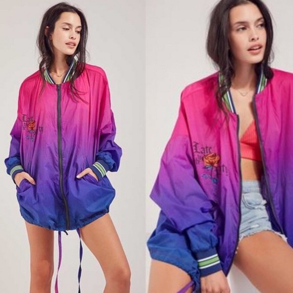 💖SOLD💖Urban Outfitters Silence & Noise Late to the party ombré jacket - Picture 1 of 6